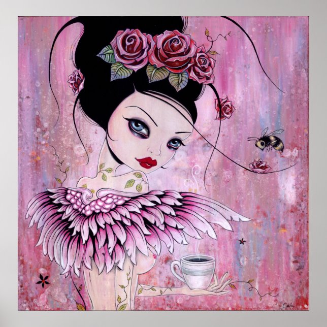 Café Angel Poster (Frente)