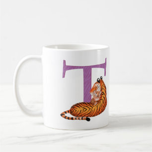 Café Animal ABC T é para caneca de tigre