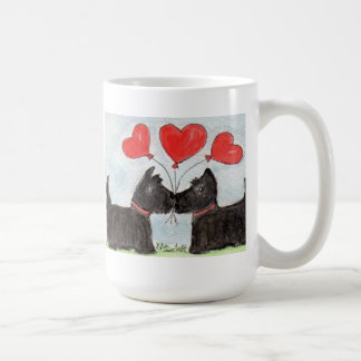 Café Aniversário etc. da caneca de Terrier do Scottish