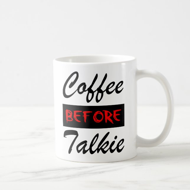 Café Antes de Conversa Caneca Divertida (Direita)