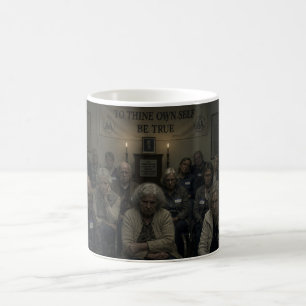 Café Anti AA — Caneca de Sátira de Reunião AA Miserável