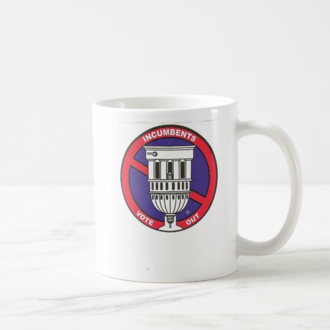 Café Anti caneca incumbente do limite de mandato (Direita)
