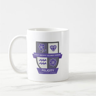 Café Aquarius Aniversário Crest™ para Caneca de 1-18 de