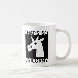 Café Aquela é assim caneca de Unicorny