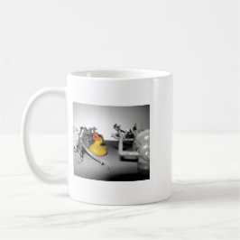 Café "Arg! Monstro!" Caneca de borracha do pato