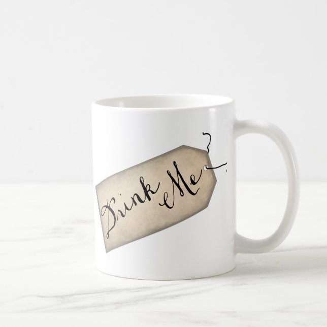 Café Arraste-me para a caneca de papel da vinheta (Direita)