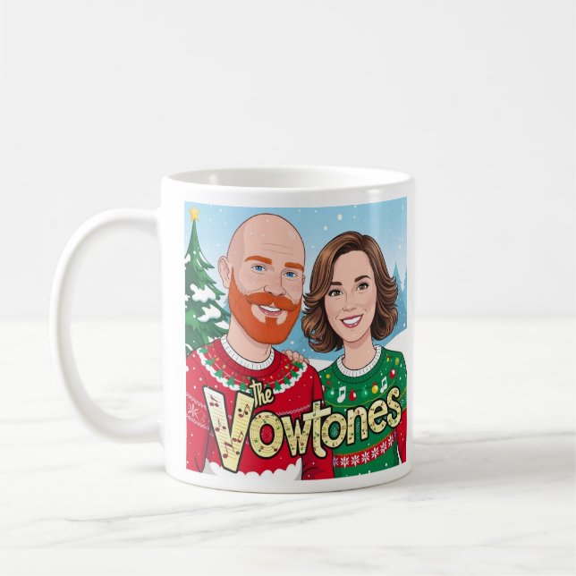 Café As Vowtones - Caneca de Natal (Esquerda)