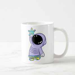 Café Astronauta em diferentes caneca de meias