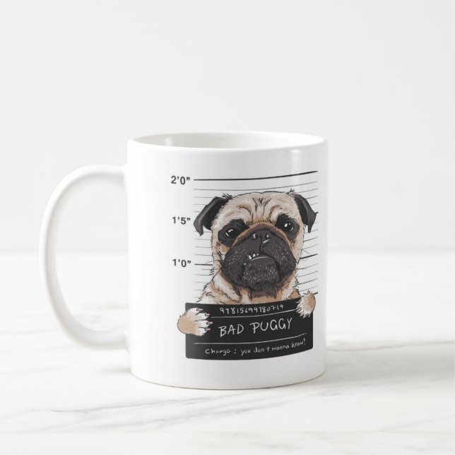 Café Atirada de Caneca Incorreta (Esquerda)