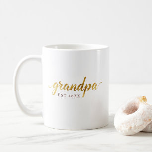 Café Avô Caneca Anúncio de Bebê Personalizado “PRI”
