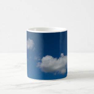 Café Azul a caneca do limite de céu