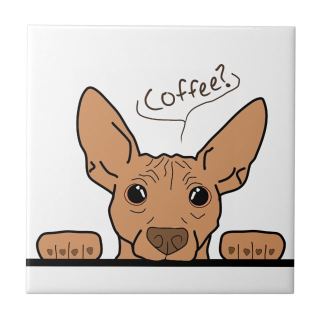 Café? Azulejo decorativo AHT (Frente)