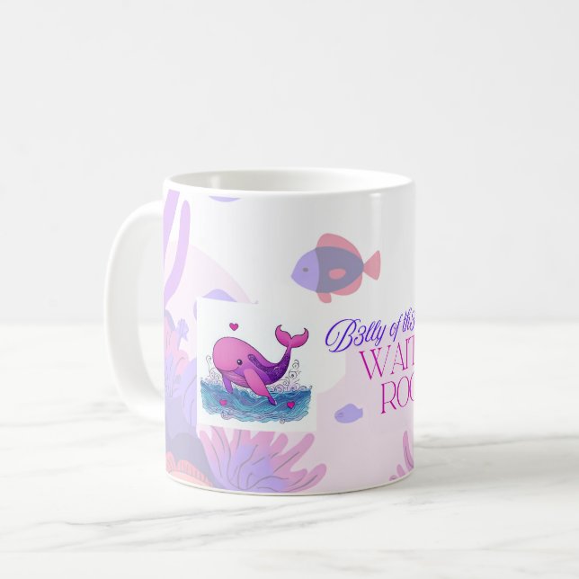 Café B3lly da Sala de Espera da B3lha caneca clássica (Frente Esquerda)