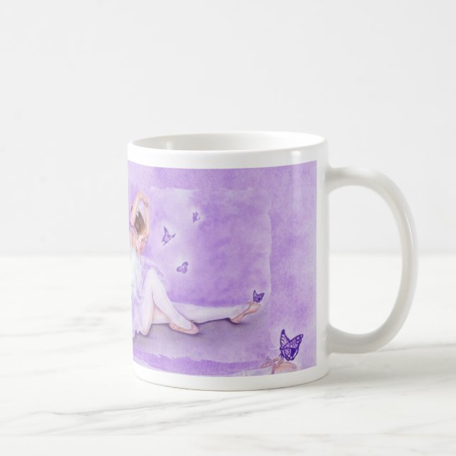 Café Balé De Papillon Caneca (Direita)