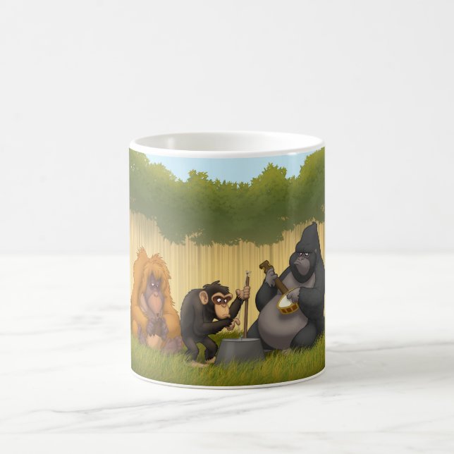 Café Banda de jarro da caneca dos macacos (Centro)