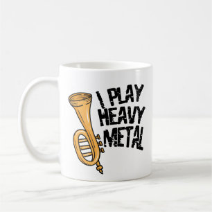 Café Banda filarmónica de marcha engraçada da caneca 