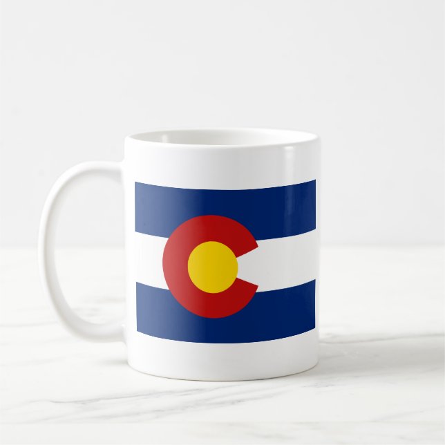 Café Bandeira de Coloradan + Caneca do mapa (Esquerda)
