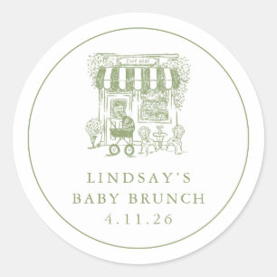Cafe Bebe Baby Brunch Adesivo