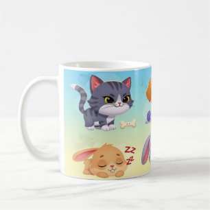 Café Bela caneca de amizade para crianças