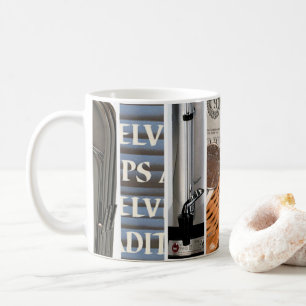 Café Bem-vindo Fatias de uma Caneca de Slogan de Recupe