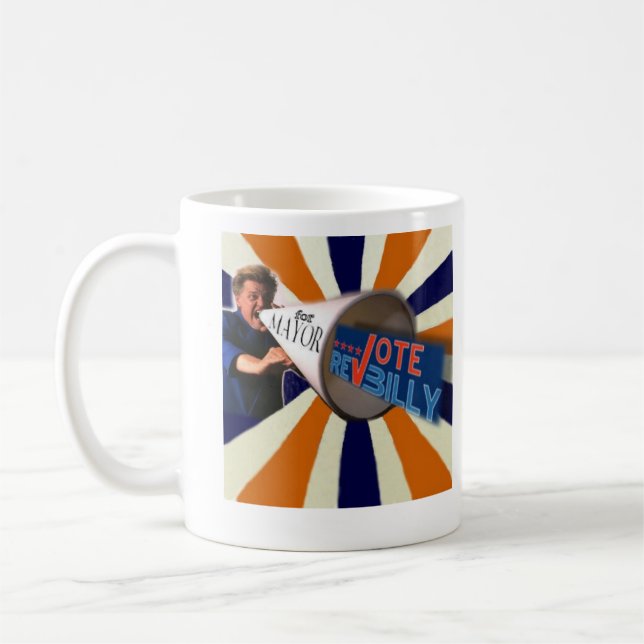 Café Billy Talen para a caneca do Mayor de NYC (Esquerda)