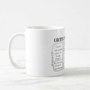Café Bingo de Comms em volta da caneca 4