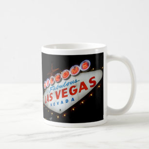 Café Boa vinda à caneca de Las Vegas