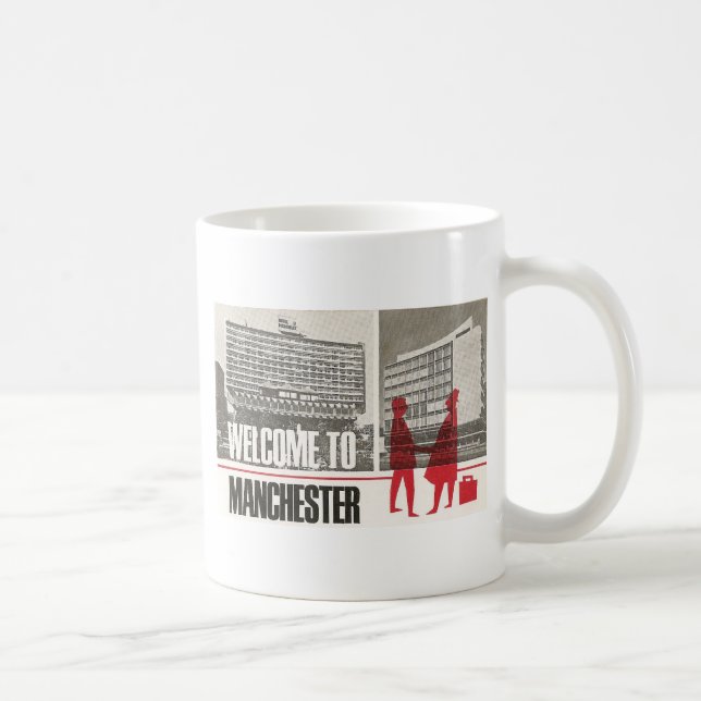 Café Boa vinda à caneca de Manchester (Direita)