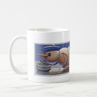Café Bonecos de neve na caneca do gelo