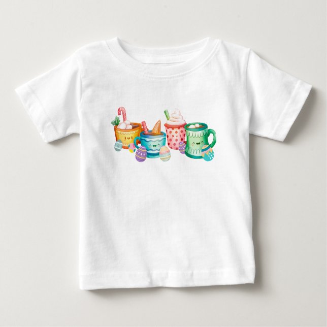 Café Bonito De Páscoa Camisa Engraçado Presente De (Frente)