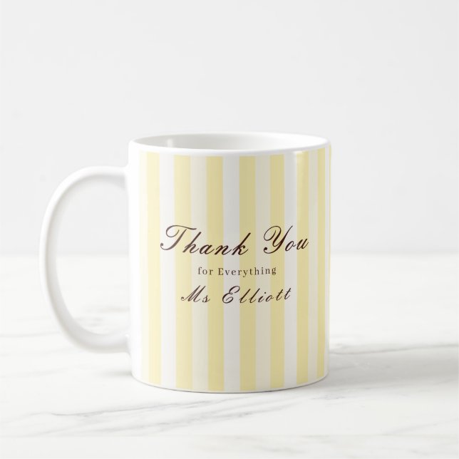 Café Botão-de-ouro - Caneca Personalizada de Agradecime (Esquerda)