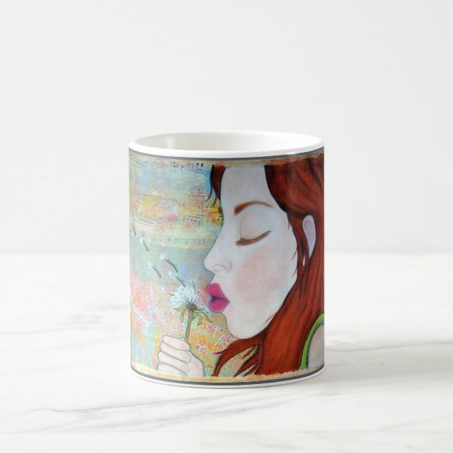Café Branco caneca branca clássica de 11 onças (Centro)