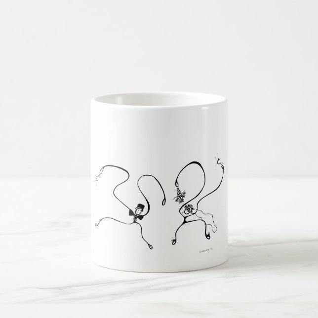 Café Branco caneca branca clássica de 325 ml. O (Centro)