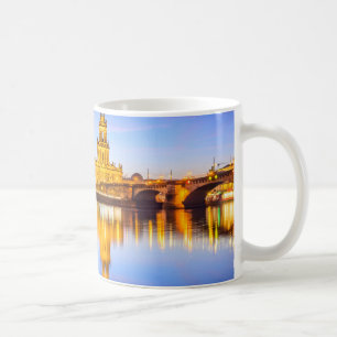 Café Branco caneca clássica Dresden de 11 onças