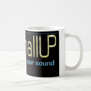 Café Branco clássico da música de MarshallUP caneca d