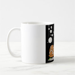 Café Branco da tartaruga caneca branca clássica de 11