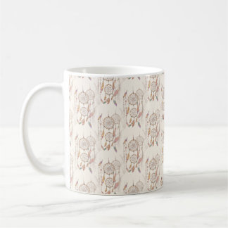 Café Branco de Dreamcatcher caneca branca clássica de