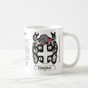 Café Brasão de Fletcher em uma caneca