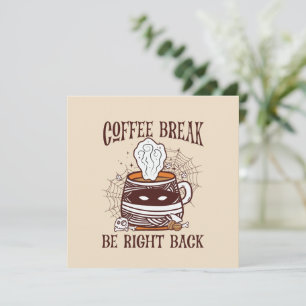 Café Break, Volte Logo - Inspirado Em Zombie