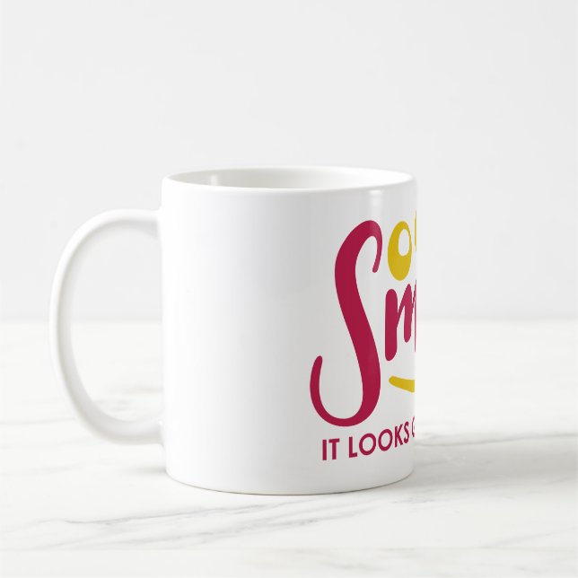 Café Brilhe seu dia com uma caneca de sorriso! (Esquerda)