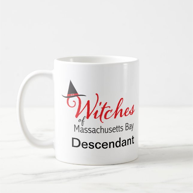 Café Bruxas da caneca do descendente de Massachusetts (Esquerda)