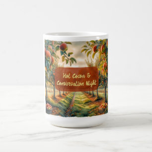 Café Cacau quente personalizado e caneca noturna de con