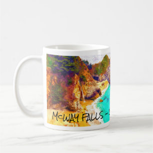 Café CACHOEIRA DE McWAY ~ BIG SUR  CA Caneca