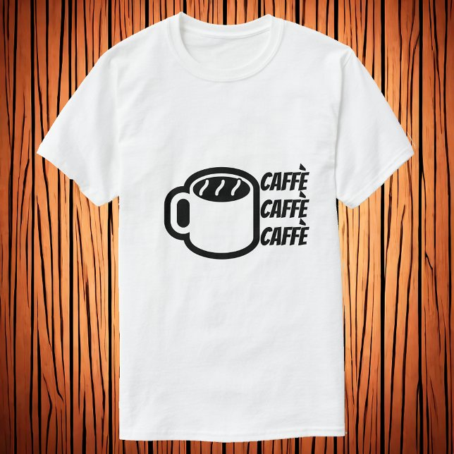 Café | Café em T-Shirt Italiano (Criador carregado)