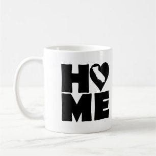 Café Califórnia Home Heart State Mug ou Caneca de viage