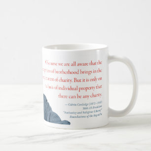 Café Caneca #14 "caridade " de Calvin Coolidge