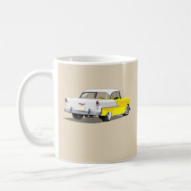 Café Caneca 1955 de Shoebox - amarelo e branco (Esquerda)