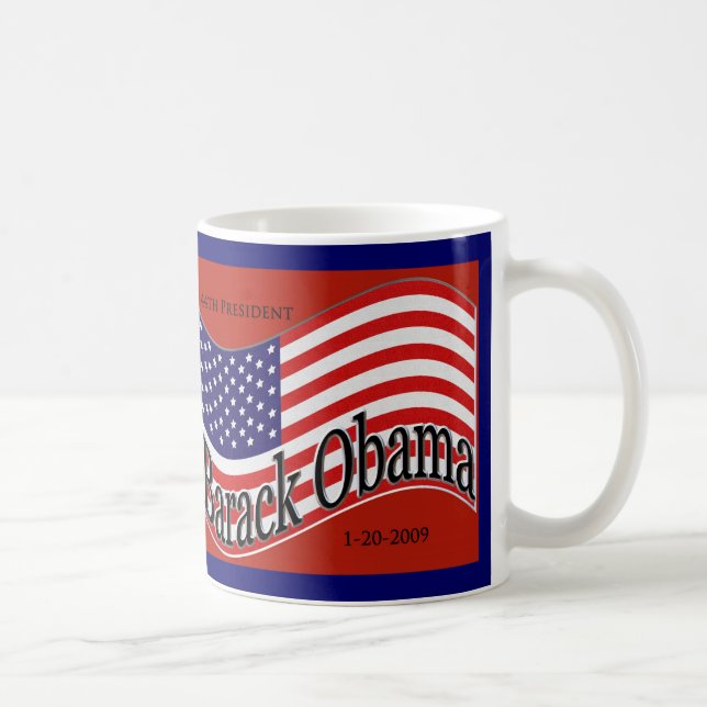 Café Caneca 2009 da foto da inauguração de Obama (Direita)