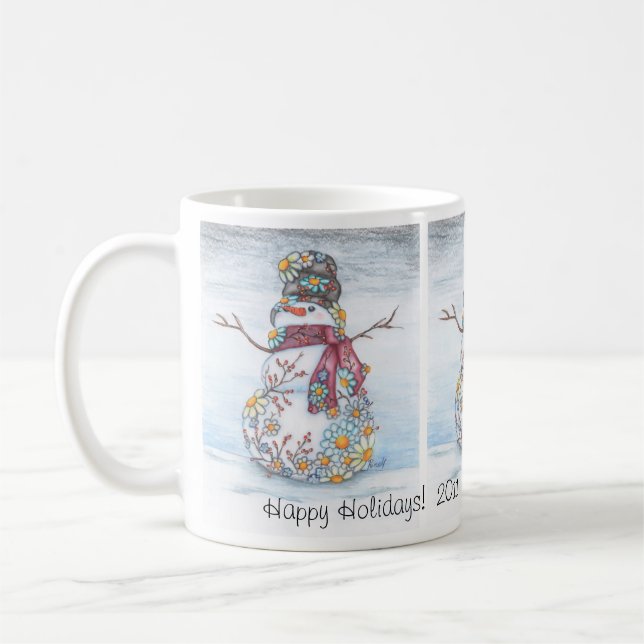 Café Caneca 2011 do boneco de neve da margarida (Esquerda)