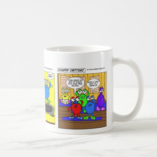 Café Caneca #2 dos desenhos animados de Comphy Critterz (Direita)